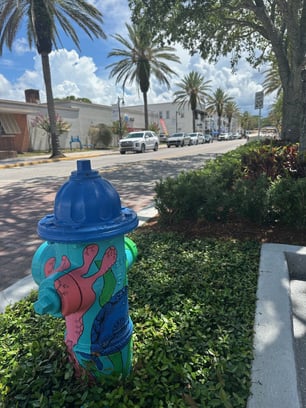 Downtown Arts District Canal fire hydrant - HQ