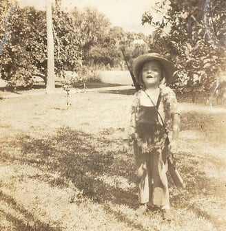     Jane Smith circa 1945 in Edgewater, Fl. 