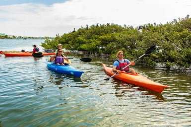 Kayaking with Friends