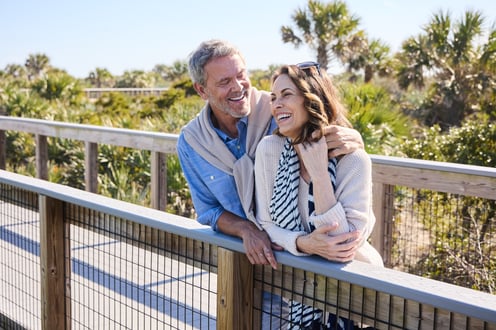 Couple in NSB Boardwalk