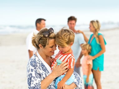 Family at the Beach