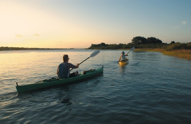 Kayaking Couple - New Smyrna Beach Area, FL